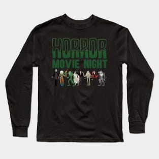 Horror Movie Night! Long Sleeve T-Shirt